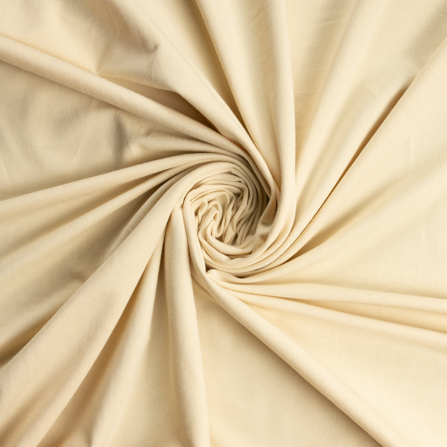 Beige plain lycra cotton petticoat - G3-WSP00042 