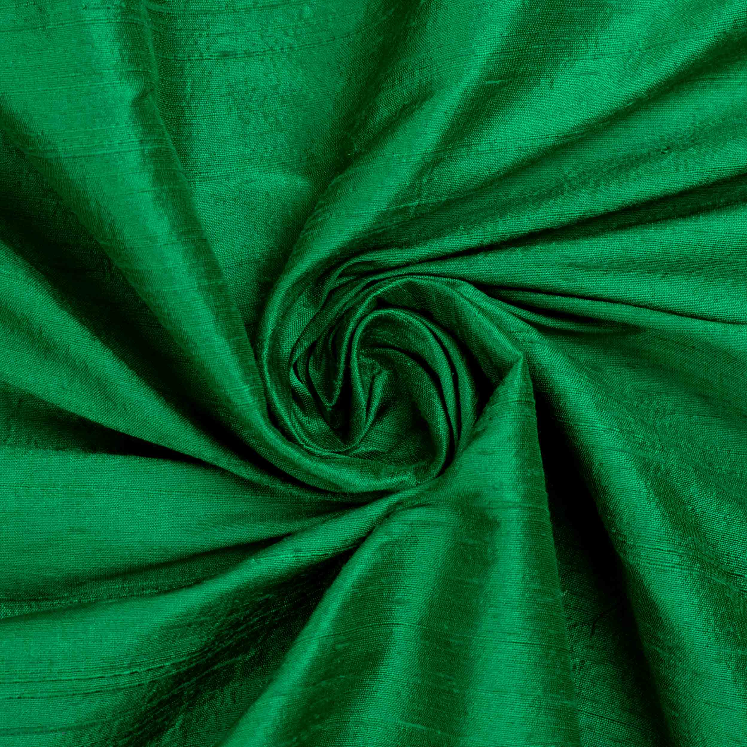 Olive Green Solid Raw Silk Fabric at Rs 107.00, Raw Silk Fabric