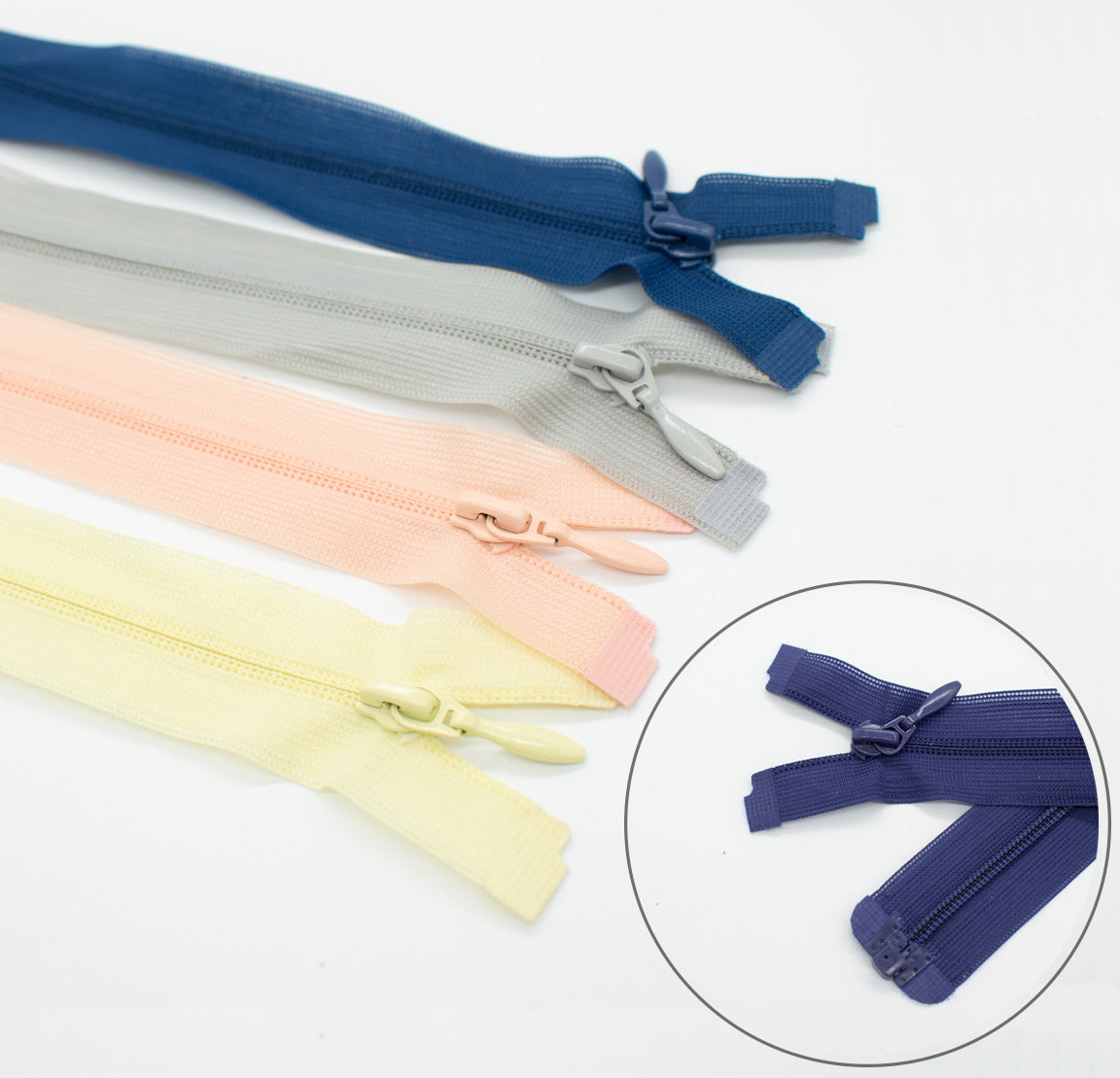 No. 3 Invisible Zipper Open-End and Close-End for Garment/Protective Suit -  China Invisible Zipper and Zipper price