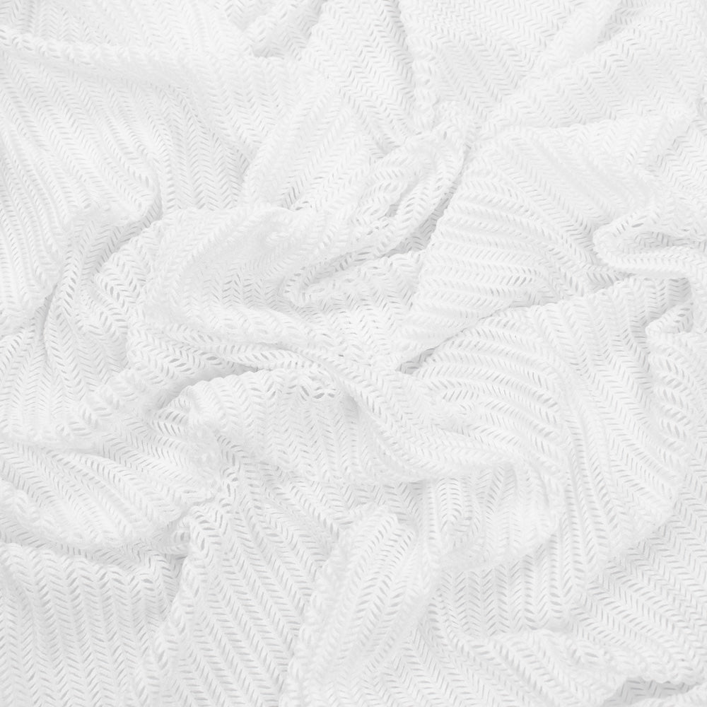 Ribbing Fabric, White- Width 60cm – Lincraft