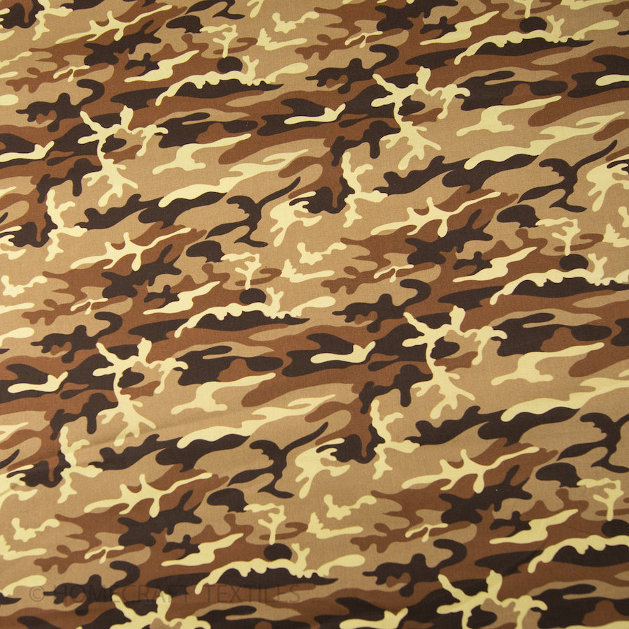 Camouflage/Army Printed Cotton Blend Canvas – Homecraft Textiles