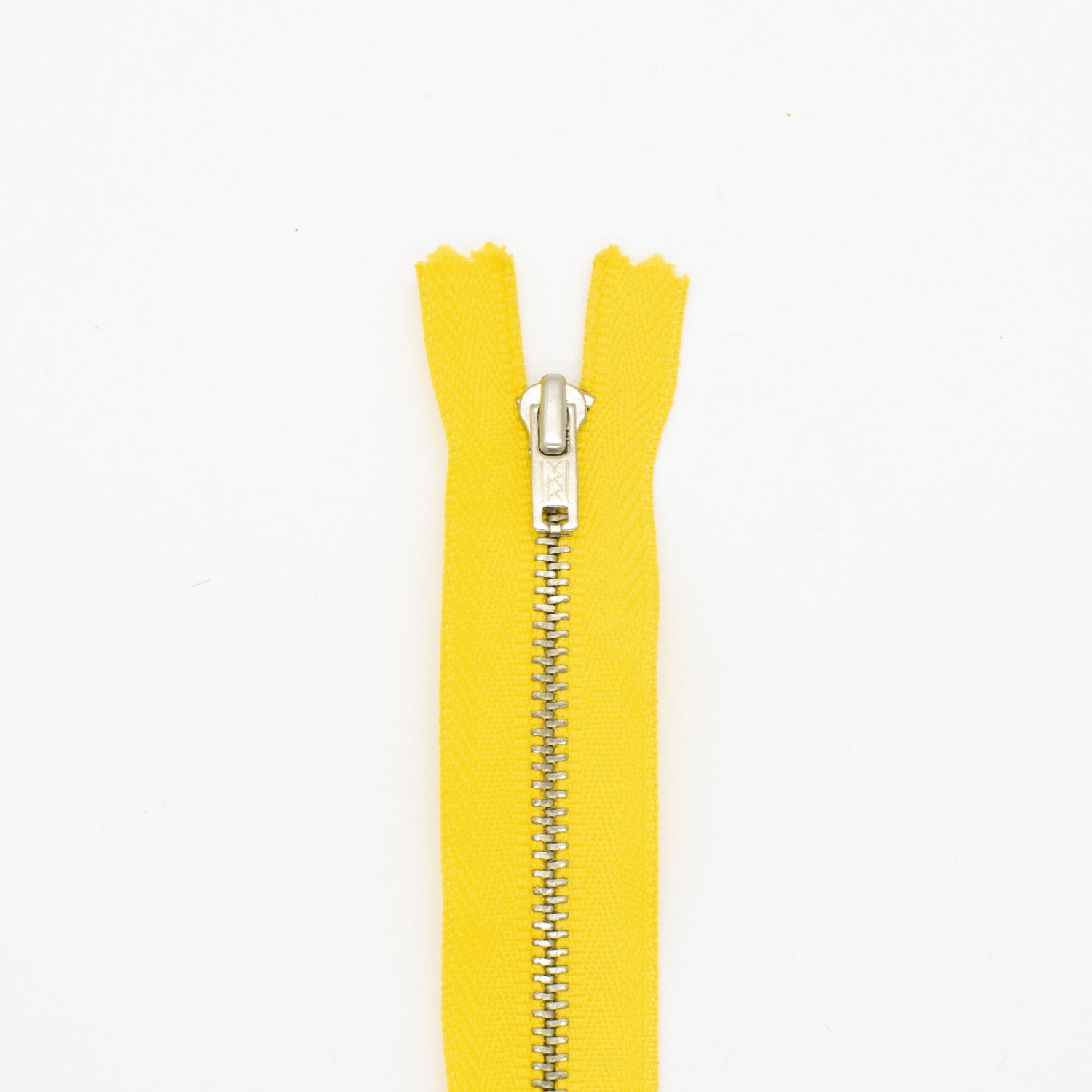 YKK Zipper Original Japanese Yellow Brown Cotton Body Closed 