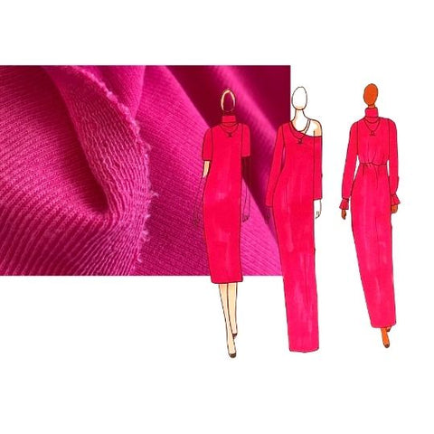 pink fashion sketch