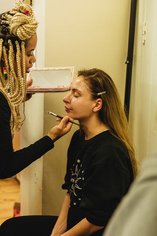 make up at london fashion week