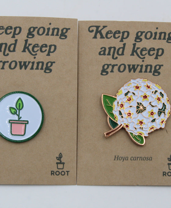 Root Houseplants Enamel Pin Badges Image 2