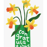 Daffodil Congratulations Card