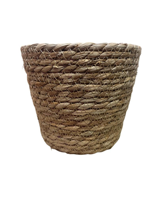 Natural Woven Lined Planter Image 1