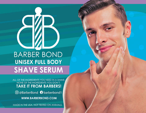 Barber Bond premium unisex full body shave serum