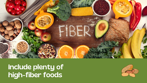 How to include high-fiber foods in your plant-based diet.