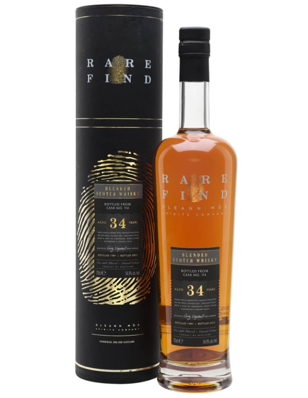 Rare Find 34 Year Old Blended Scotch Whisky - 70cl 54.9%