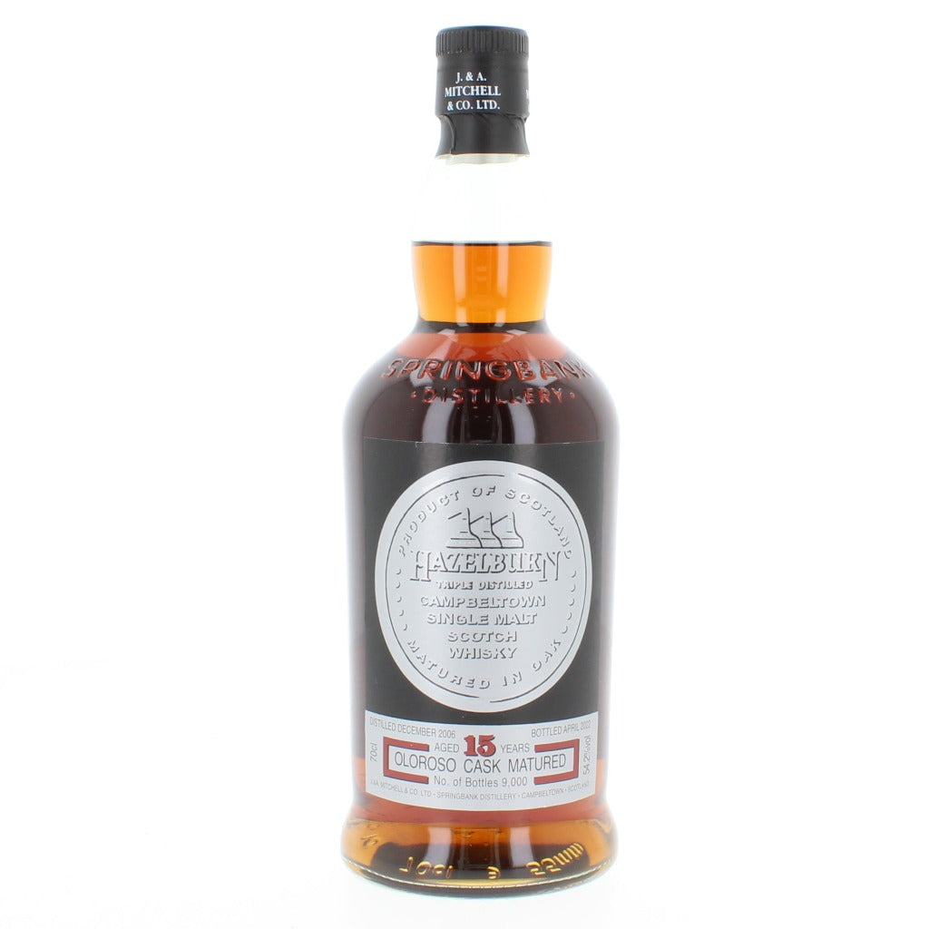 Springbank Hazelburn Hazelburn 15 Year Old Sherry Wood 2022 Edition Single Malt Scotch Whisky - 70cl 52.4%