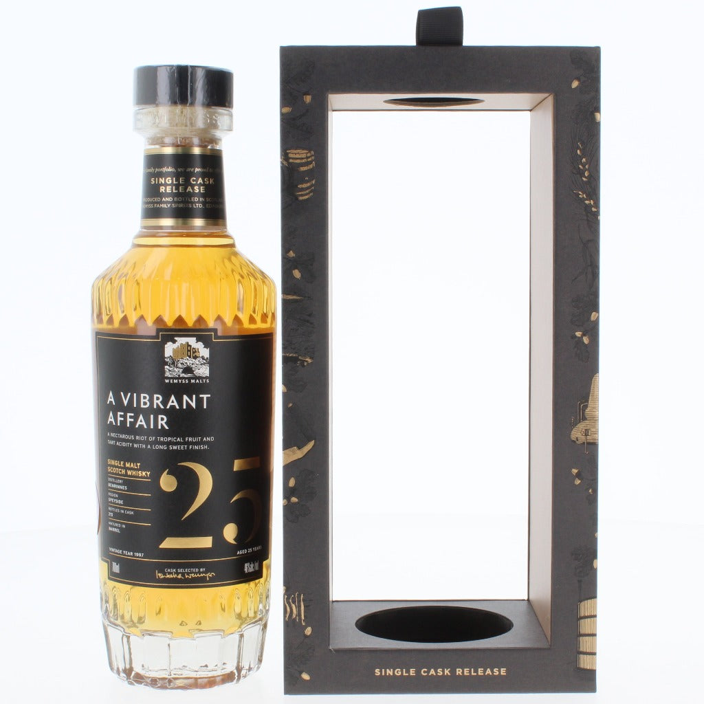 Benrinnes 25 Year Old A Vibrant Affair Wemyss Single Malt Scotch Whisky - 70cl 46%