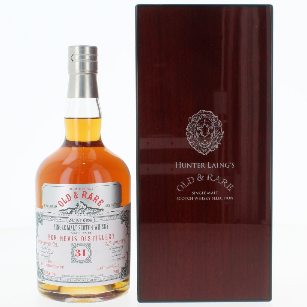 Hunter Laing’s Ben Nevis 31 Year Old 1991 Old & Rare Single Malt Scotch Whisky - 70cl 62.1%