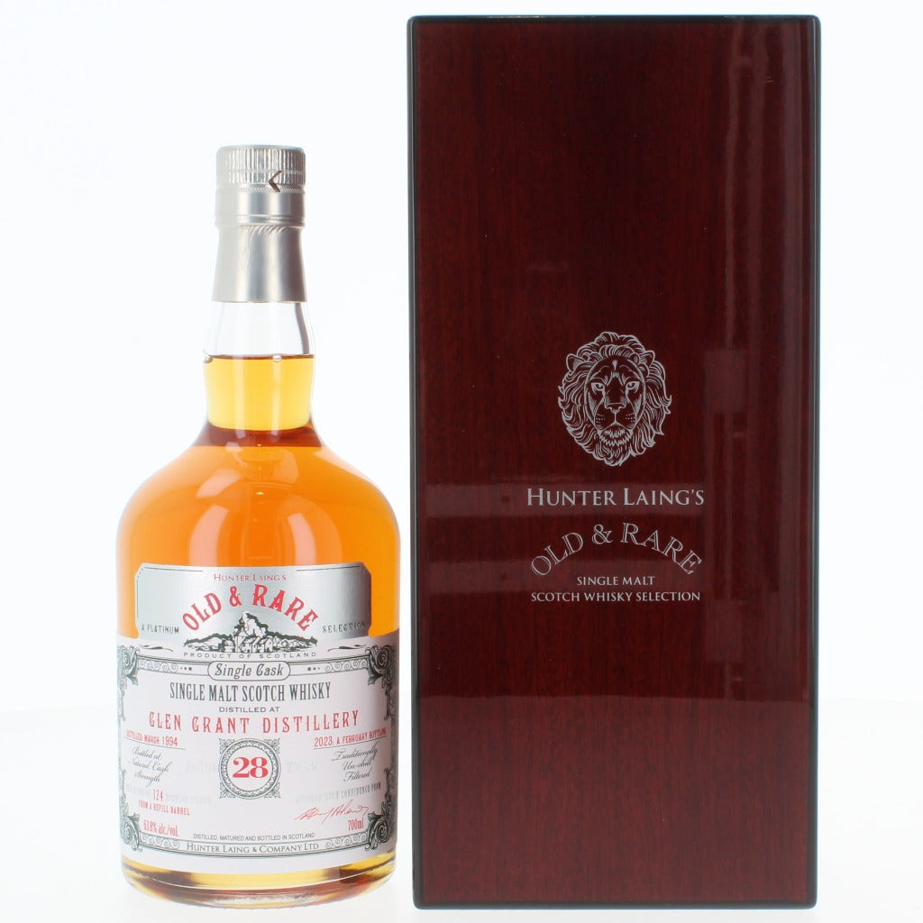 Glen Grant 28 Year Old 1994 Old & Rare Single Malt Scotch Whisky - 70cl 63.8%