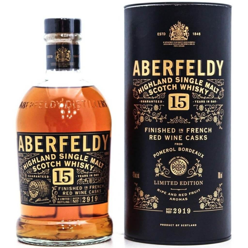 Aberfeldy 15 Year Old Single Malt Whisky - 70cl 43%