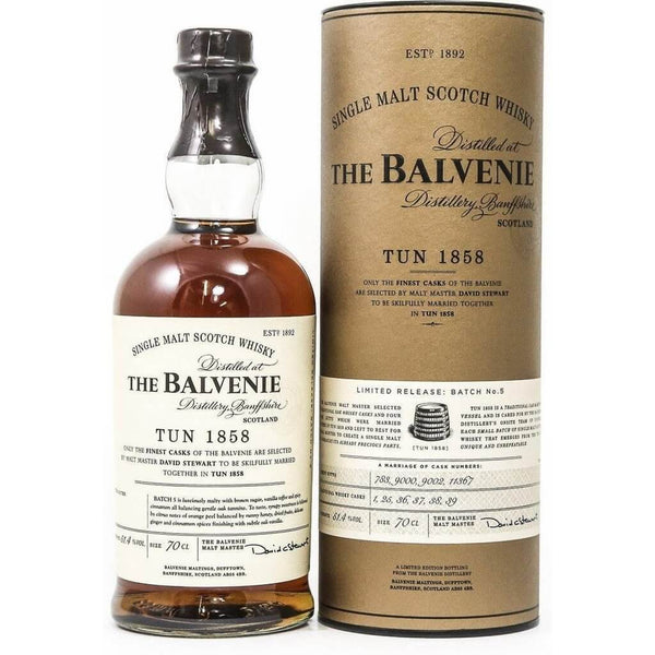 Balvenie Tun 1858 Batch 5 Single Malt Whisky 0