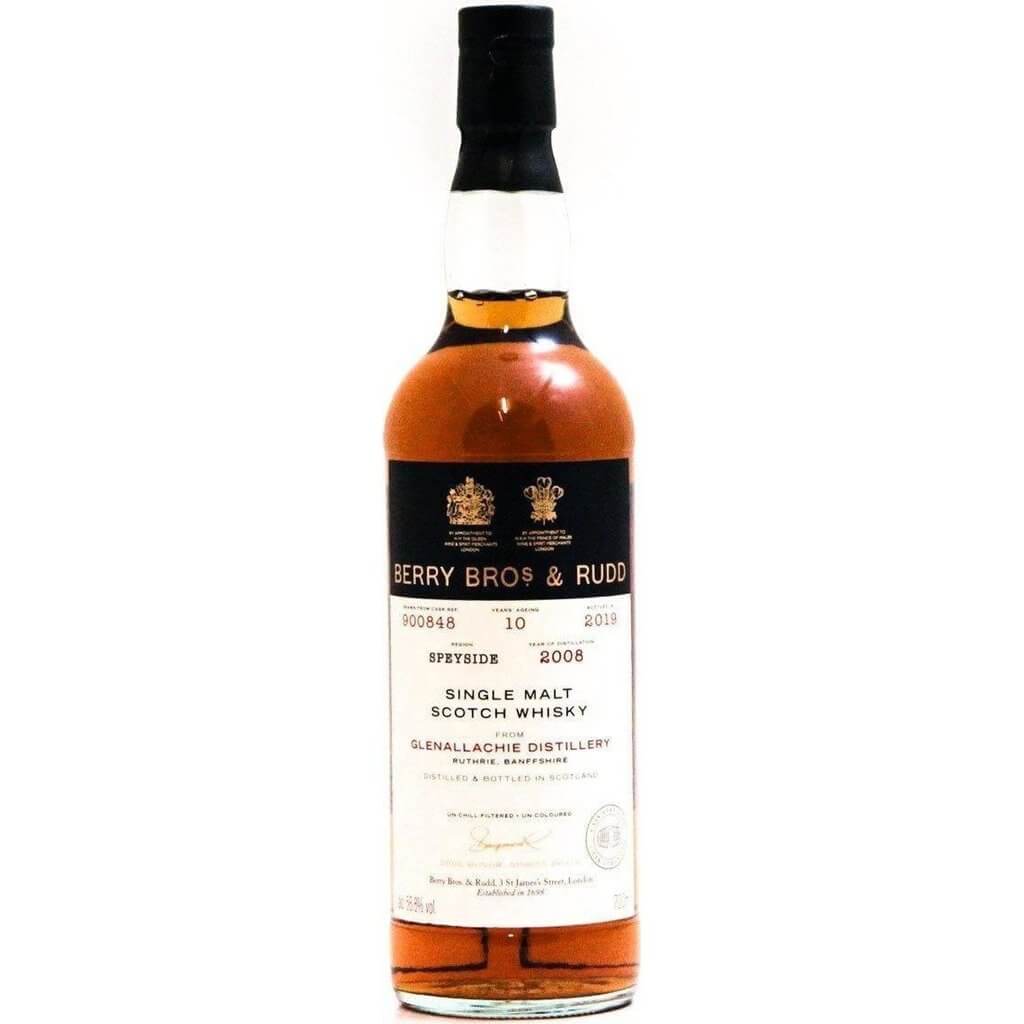 Berry Brothers Berry Bros. & Rudd Glenallachie 10 Year Old 2008 Cask 900848 - 70cl 56.8%