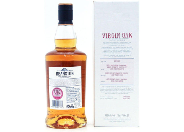 Good Really Malt Single 70cl Whisky - Deanston Virgin Whisky – The 46.3% Oak Company