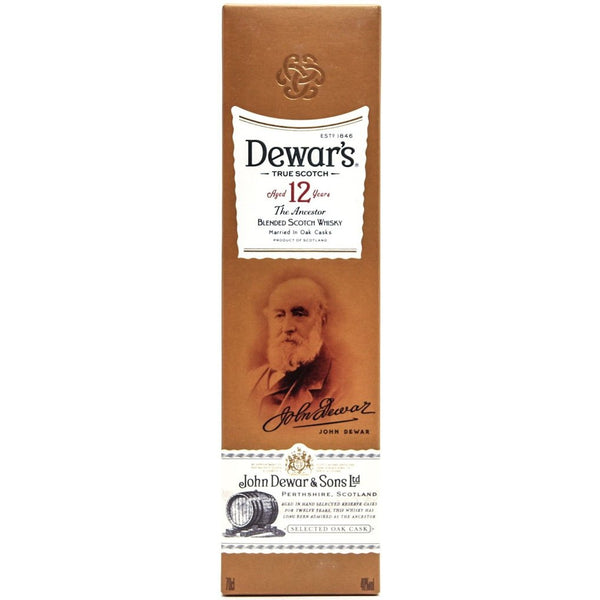 Dewars 12 Year Old Blended Scotch Whisky - 70cl 40% 2