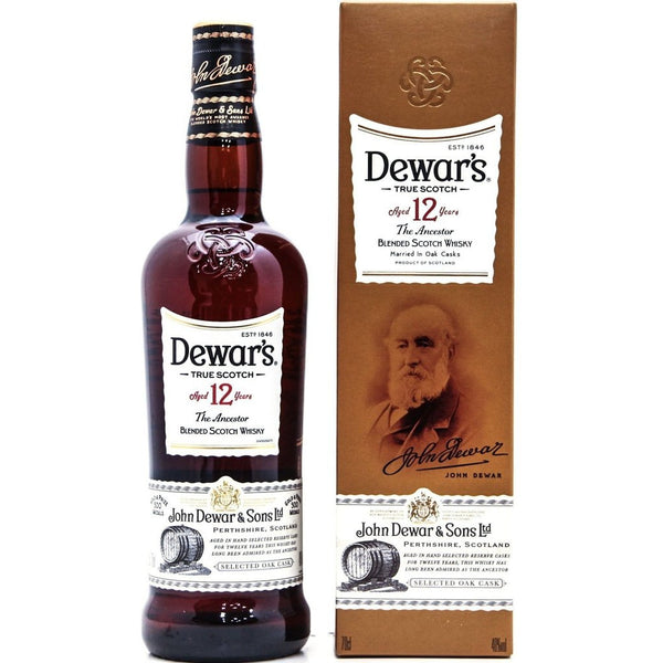 Dewars 12 Year Old Blended Scotch Whisky - 70cl 40% 0