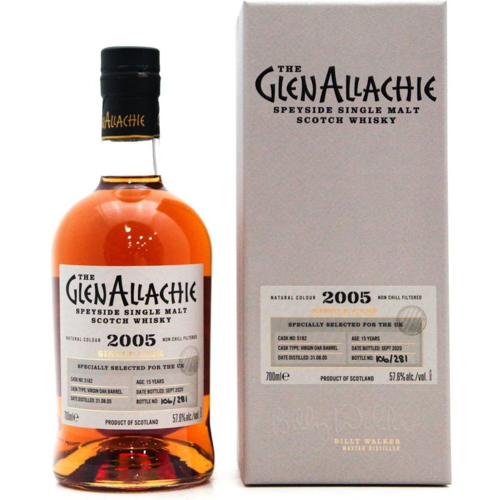 GlenAllachie 2005 Single Cask no. 5182 - 70cl 57.6%
