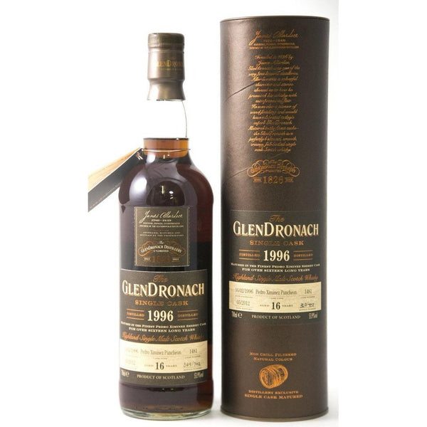 Glendronach 16 Year Old Single Cask - 1996 Scotch Whisky 0