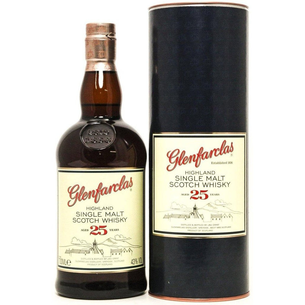 Glenfarclas 25 Year Old Single Malt Scotch Whisky - 70cl 43%