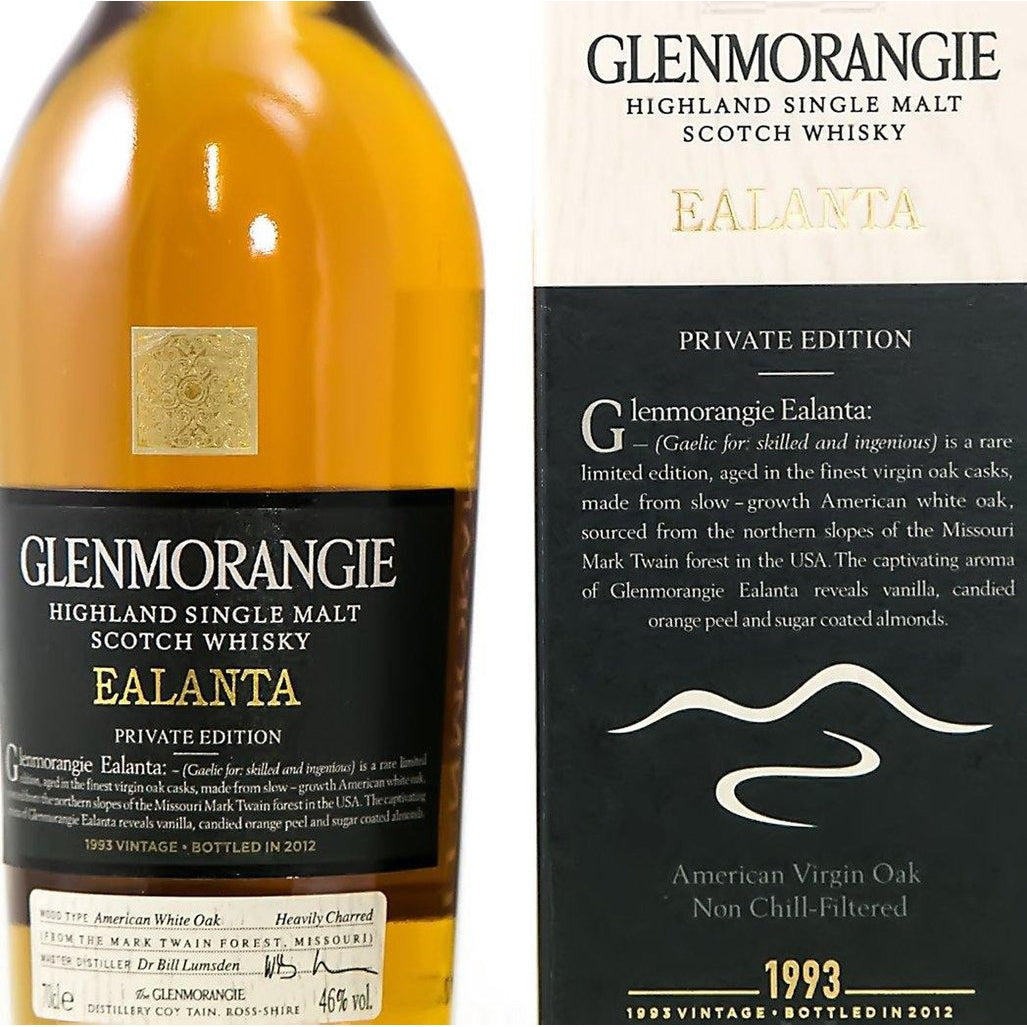 Glenmorangie 1993 Ealanta  Scotch Whisky