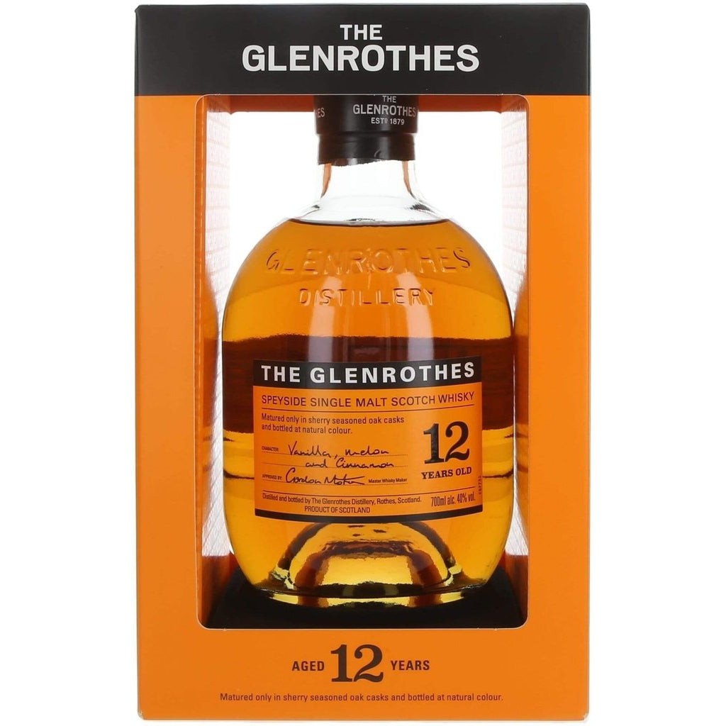 Glenrothes 12 Year Old Single Malt Scotch Whisky - 70cl 40%