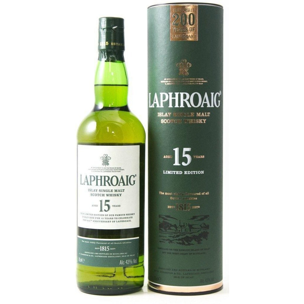 Laphroaig 15 Year Old 200 Years Old Limited Edition Scotch Whisky - 70cl 43%