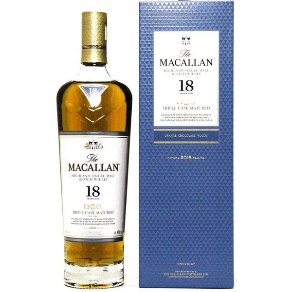 Macallan 18 year old triple cask 2018 release Whisky 0