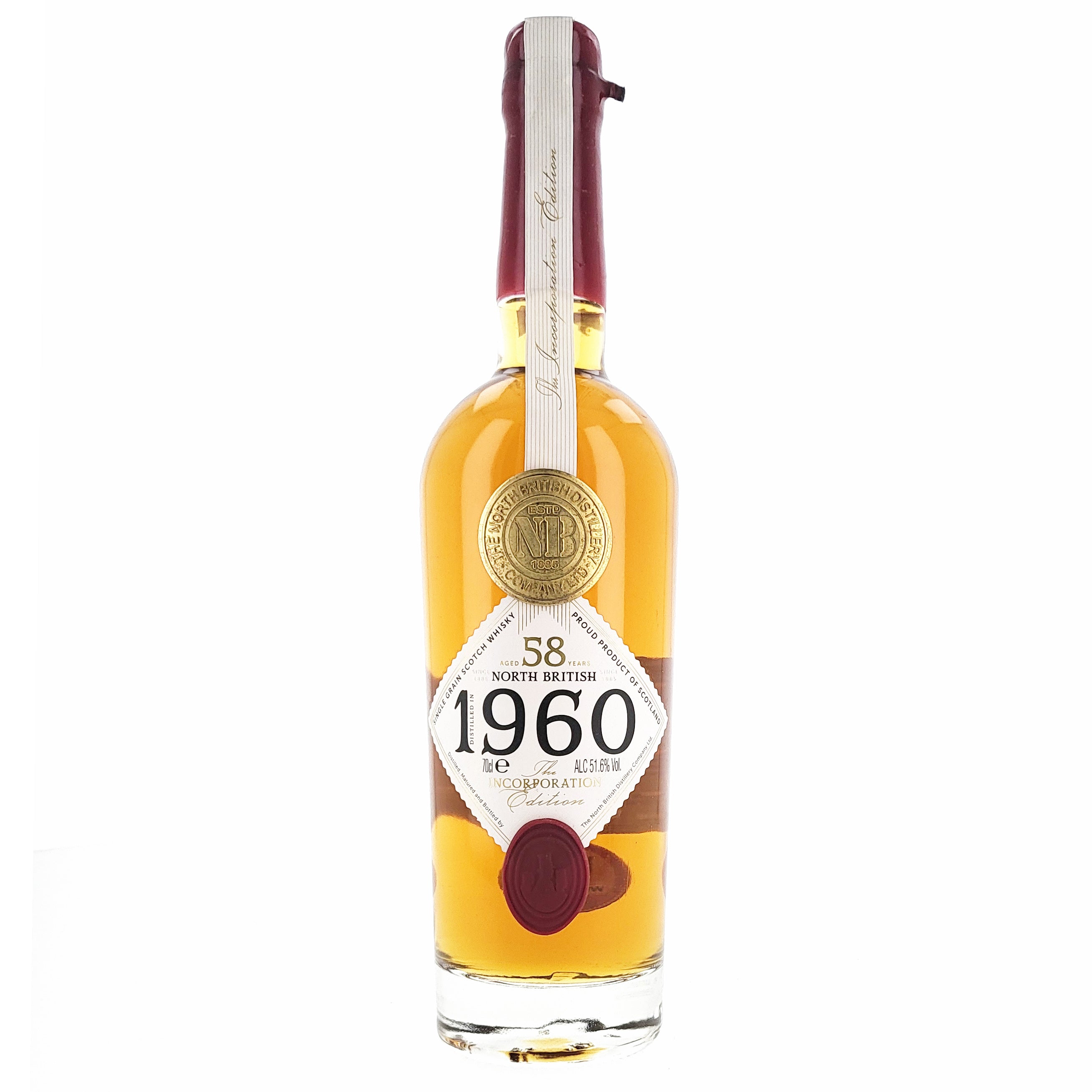 Douglas Laing North British 1960 58 Year Old Single Grain Scotch Whisky Incorporation Edition - 70cl 51.6%