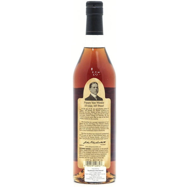 Pappy Van Winkles Family Reserve Bourbon 15 Year Old 75cl, 53.5% 1