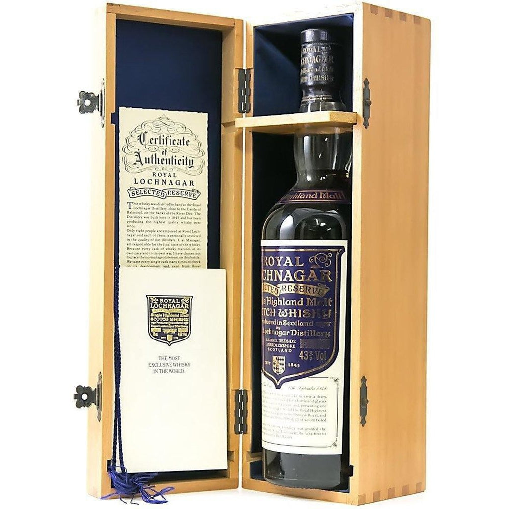 Royal Lochnager Selected Reserve Whisky in Wooden Presentation Box