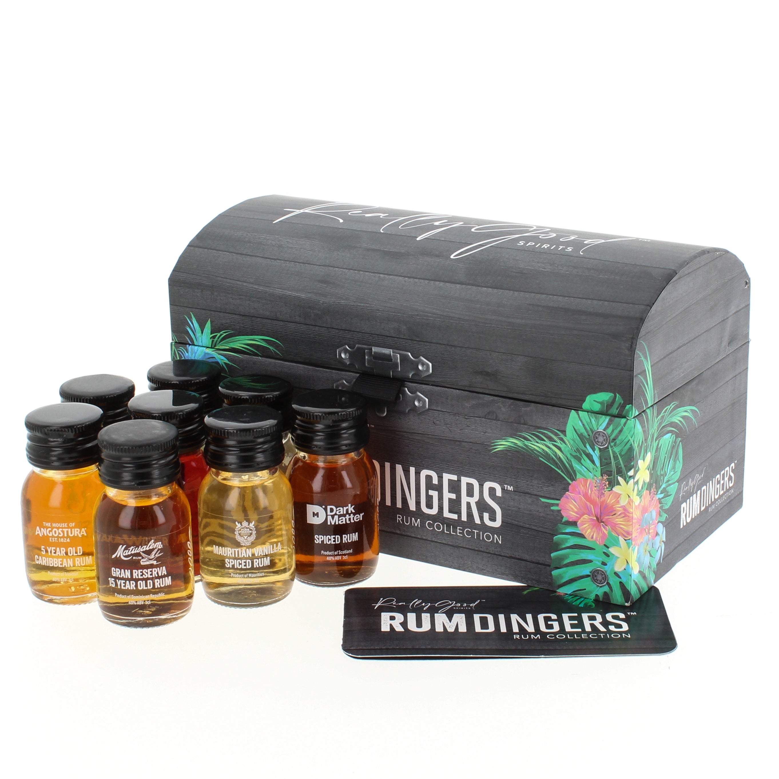 Premium Rum Discovery Tasting Set/Gift Kit (8 x 3 cl) Really Good Spirits 40%