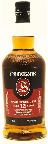 Springbank 12 Year Old Cask Strength 2020 (Batch 20) - 70cl 55.3% 1