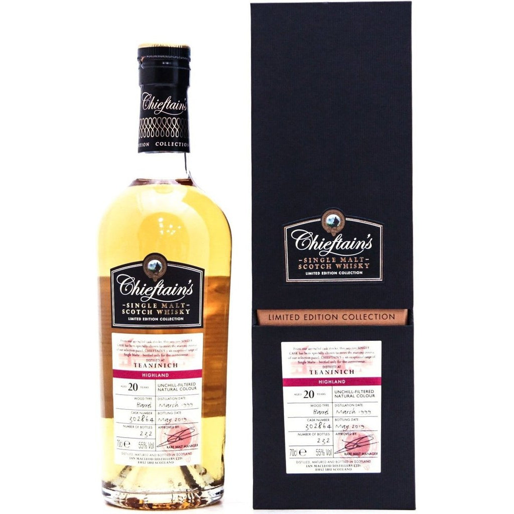 Teaninich 20 Year Old 1999 Chieftain’s (Ian Macleod) - 70cl 55%