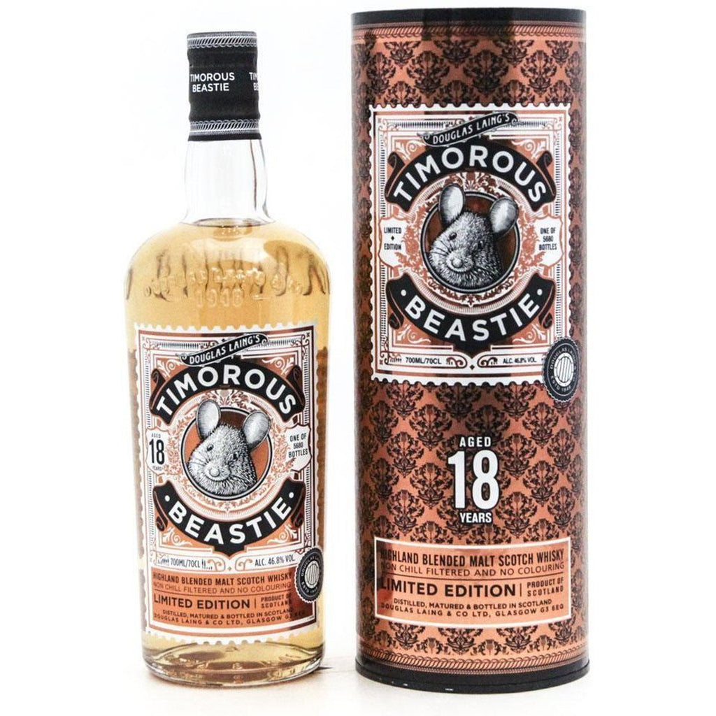 Timorous Beastie 18 Year Old Highland Blended Malt - Douglas Laing 70cl 46%