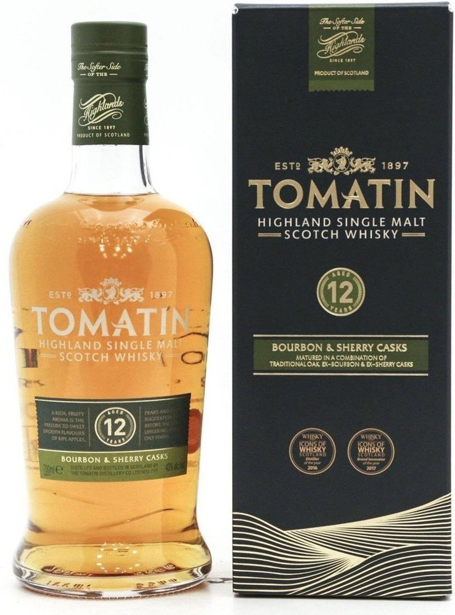 Tomatin 12 Year Old - 70cl 43%