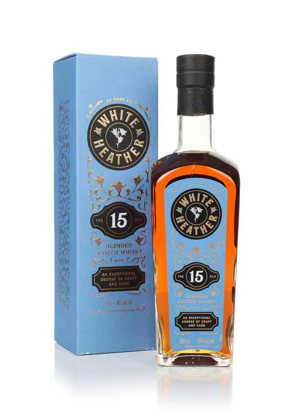 White Heather 15 Year Old Blended Scotch Whisky - 70cl 46%