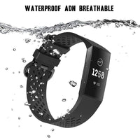 Thumbnail for Breathable Silicone Sport Strap for Fitbit Charge 3 / 4