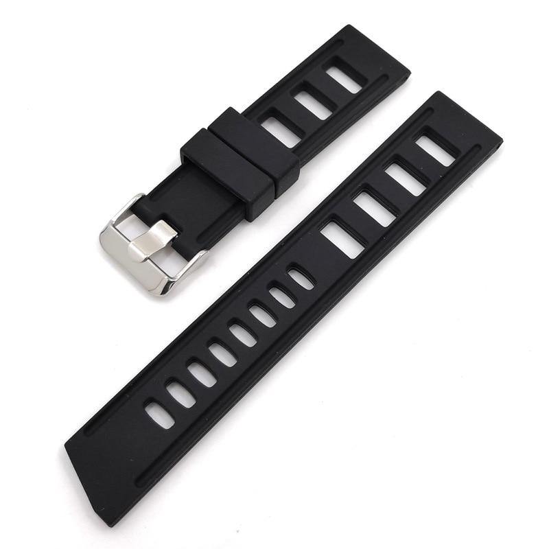 Edged Rally Rubber Watch Band.