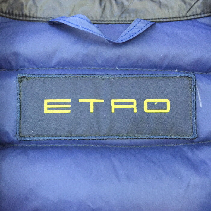 エトロ ETRO ライトダウンジャケット 薄手 軽量 サイズ ブルー