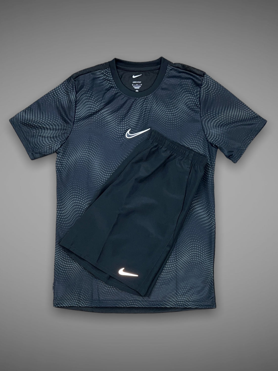Nike - Dri FIT Print T Shirt & Shorts Set - Black – WZRD FASHION