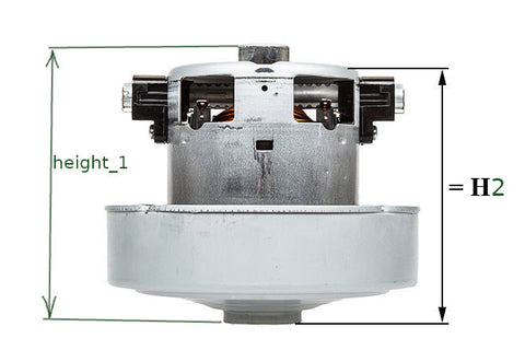 Как мерять высоту двигателя пылесоса