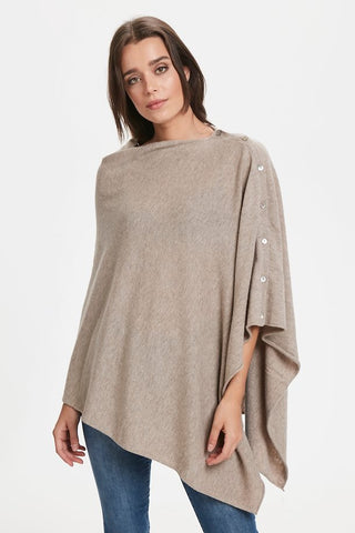 Part Two Camel Cashmere Poncho