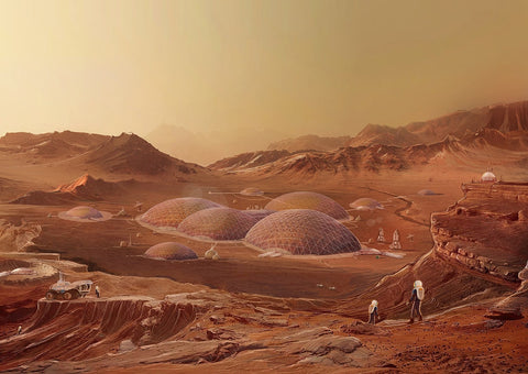 sci fi mars colony