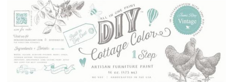 Cottage Color Paint by DIY Paint - Product Label