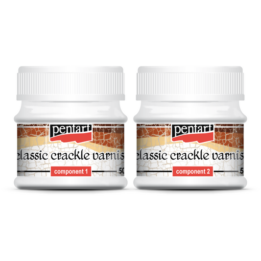 Pentart Crackle Medium One Component - 100ml – PipART Creations