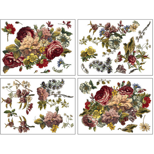 Midnight Garden Decor Transfer™ by IOD (Pad of 4 - 12x16 sheets) - Iron  Orchid Designs
